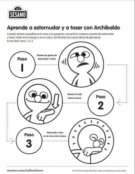 Aprende a estornudar y a toser con Archibaldo