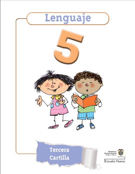 Tercera cartilla: Lenguaje grado 5