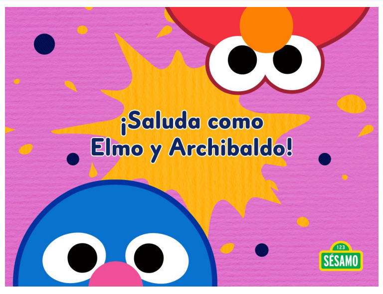 Saluda como Elmo y Archibaldo