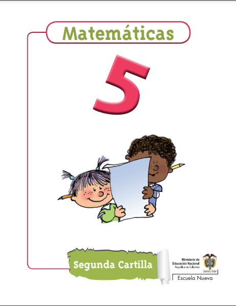 Segunda cartilla: Matemáticas grado 5