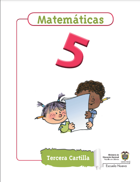 Tercera cartilla: Matemáticas grado 5